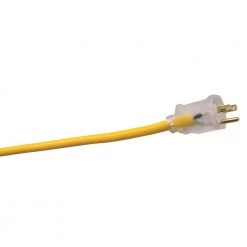 Southwire 100 ft. 12/3 SJEOW Outdoor Heavy-Duty T-Prene Extension Cord with Power Light Plug -Extension Cords Sales Store yellow southwire general purpose cords 1689sw0002 66 1000