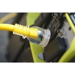 Yellow Jacket 100 ft. 10/3 SJTW Outdoor Heavy-Duty Extension Cord with T-Blade Power Light Plug -Extension Cords Sales Store yellow yellow jacket general purpose cords 2992 76 1000